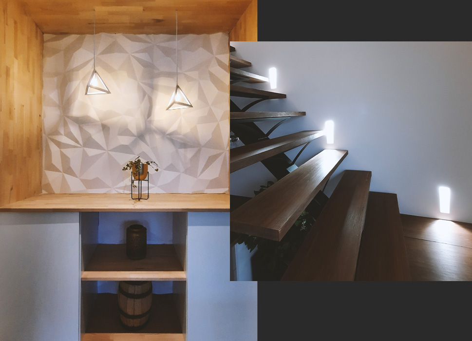 Travaux de plâtrerie et installation de verrière